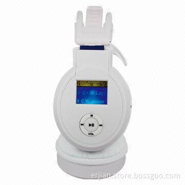 Super Bass Wireless Headphone with LCD Display, MP3 Player, Rechargeable Battery